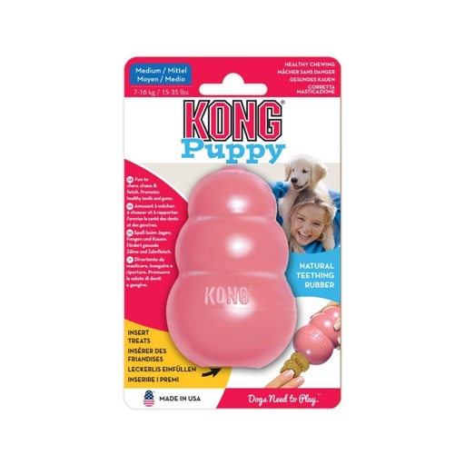 [KP2 KO] KONG PERRO CAUCHO PUPPY PORTAPASABOCAS MEDIUM