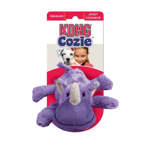 [ZY38 KO] KONG PERRO PELUCHE COZIE RINOCERONTE SMALL