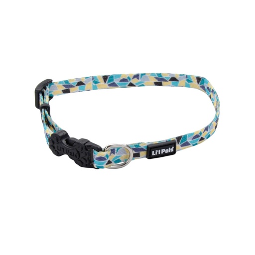 [6622 TYS12] LIL PALS PERRO COLLAR MOZAICO GRIS